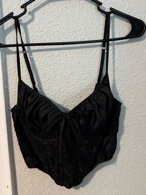 Urban Outfitters Black Crop Top